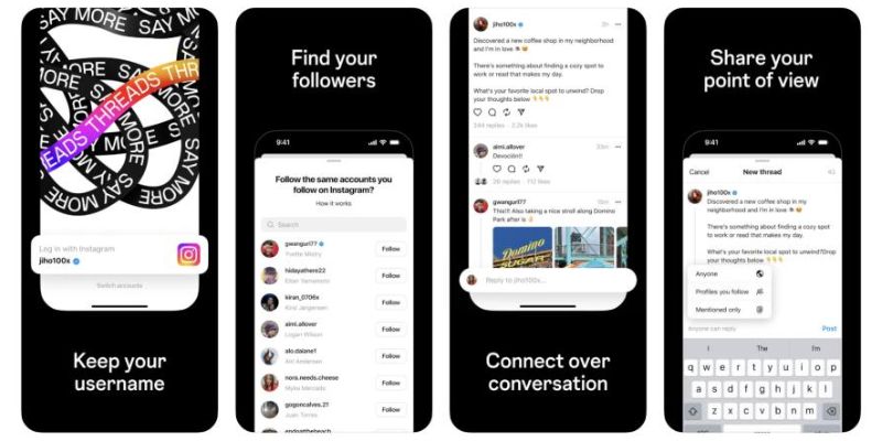 Download Threads app and use