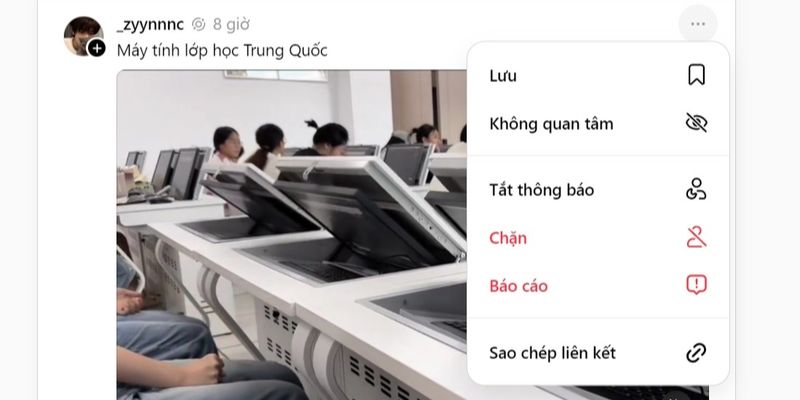 Sao chép link video threads
